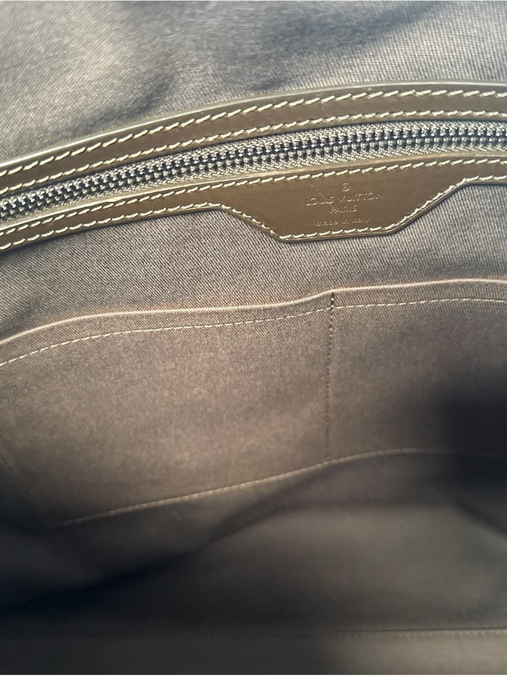 Louis Vuitton Denim Monogram Kaki Sac Large Weekender bag AUTHENTIC! (PM200162) - Picture 12 of 16